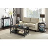 image:imageConvenience Concepts Omega End Table with Shelves Cobalt BlueBlack