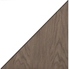 image:imageConvenience Concepts Omega End Table with Shelves Cobalt BlueDriftwood TopWhite
