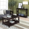 image:imageConvenience Concepts Omega End Table with Shelves Cobalt BlueEspresso
