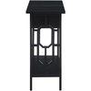 image:imageConvenience Concepts Omega Flip Top End Table with Charging Station BlackBlackBlack  Black