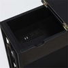 image:imageConvenience Concepts Omega Flip Top End Table with Charging Station BlackBlackBlack  Black