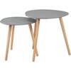 image:imageConvenience Concepts Oslo Nesting End Tables Gray  Light OakGrayLight Oak