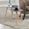 image:imageConvenience Concepts Oslo Nesting End Tables Gray  Light OakGrayLight Oak