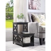 image:imageConvenience Concepts Oxford 2 Step Chairside End Table EspressoBlack