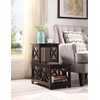 image:imageConvenience Concepts Oxford 2 Step Chairside End Table EspressoEspresso