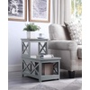 image:imageConvenience Concepts Oxford 2 Step Chairside End Table EspressoGrey