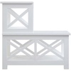 image:imageConvenience Concepts Oxford 2 Step Chairside End Table EspressoWhite