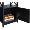 image:imageConvenience Concepts Oxford End Table with Storage Cabinet and Shelf BlackBlack
