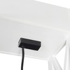image:imageConvenience Concepts Oxford Flip Top End Table with Charging Station and Shelf WhiteWhite