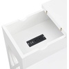 image:imageConvenience Concepts Oxford Flip Top End Table with Charging Station and Shelf WhiteWhite