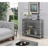 image:imageConvenience Concepts Ring 1 Drawer Console Table with Shelves GrayGrey