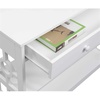image:imageConvenience Concepts Ring 1 Drawer Console Table with Shelves GrayWhite