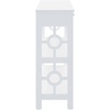 image:imageConvenience Concepts Ring 1 Drawer Console Table with Shelves GrayWhite