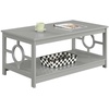 image:imageConvenience Concepts Ring Coffee Table BlackGrey