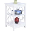 image:imageConvenience Concepts Ring End Table BlackWhite