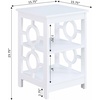 image:imageConvenience Concepts Ring End Table BlackWhite