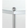 image:imageConvenience Concepts Royal Crest 2 Tier Round End Table Clear Glass  ChromeGlassChrome