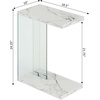 image:imageConvenience Concepts SoHo C End Table White Faux MarbleWhite Faux Marble