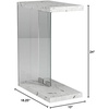 image:imageConvenience Concepts SoHo C End Table White Faux MarbleWhite Faux Marble