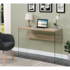 image:imageConvenience Concepts SoHo Console TableDesk Weathered WhiteWeathered White