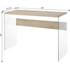 image:imageConvenience Concepts SoHo Console TableDesk Weathered WhiteWeathered White