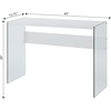 image:imageConvenience Concepts SoHo Console TableDesk Weathered WhiteWhite