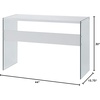 image:imageConvenience Concepts SoHo Console TableDesk Weathered WhiteWhite