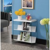 image:imageConvenience Concepts Soho Bookcase White  GlassWhite  Glass