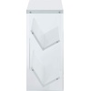 image:imageConvenience Concepts Soho Bookcase White  GlassWhite  Glass