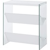 image:imageConvenience Concepts Soho Bookcase White  GlassWhite  Glass