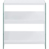 image:imageConvenience Concepts Soho Bookcase White  GlassWhite  Glass