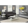 image:imageConvenience Concepts Soho End Table Sandstone  GlassFaux White Marble