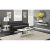 image:imageConvenience Concepts Soho End Table Sandstone  GlassFaux White Marble