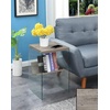 image:imageConvenience Concepts Soho End Table Sandstone  GlassSandstone  Glass