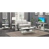 image:imageConvenience Concepts Soho End Table Sandstone  GlassWhiteGlass
