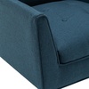 image:imageConvenience Concepts Take a Seat Andy Mid Century Modern Accent Lounge Armchair 30  Contemporary Lounge Chair for Living Room Bedroom Dark Blue FabricEspressoDark Blue FabricEspresso