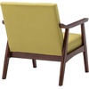 image:imageConvenience Concepts Take a Seat Chairs Bumblebee Yellow FabricEspressoBumblebee Yellow FabricEspresso