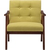 image:imageConvenience Concepts Take a Seat Chairs Bumblebee Yellow FabricEspressoBumblebee Yellow FabricEspresso