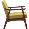 image:imageConvenience Concepts Take a Seat Chairs Bumblebee Yellow FabricEspressoBumblebee Yellow FabricEspresso