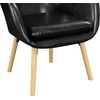 image:imageConvenience Concepts Take a Seat Charlotte Accent Chair Black Faux LeatherBlack Faux Leather