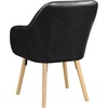 image:imageConvenience Concepts Take a Seat Charlotte Accent Chair Black Faux LeatherBlack Faux Leather