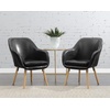 image:imageConvenience Concepts Take a Seat Charlotte Accent Chair Black Faux LeatherBlack Faux Leather