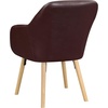 image:imageConvenience Concepts Take a Seat Charlotte Accent Chair Black Faux LeatherEspresso