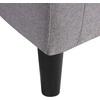 image:imageConvenience Concepts Take a Seat Churchill Accent Chair with Ottoman Dark Gray MicrofiberCement Gray Fabric