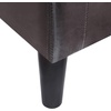image:imageConvenience Concepts Take a Seat Churchill Accent Chair with Ottoman Dark Gray MicrofiberEspresso Faux Leather
