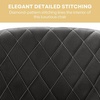 image:imageConvenience Concepts Take a Seat Roosevelt Accent Chair with Ottoman Set 2775  Modern MidBack Barrel Accent Chair with UShaped Ottoman for Living Room Bedroom Office Dark Gray Microfiber