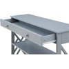 image:imageConvenience Concepts Titan 1 Drawer Console Table with Shelves GrayGrey