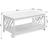 image:imageConvenience Concepts Titan Coffee Table WhiteWhite