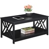 image:imageConvenience Concepts Titan Coffee Table with Shelf BlackBlack