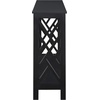 image:imageConvenience Concepts Titan Console Table with Shelf EspressoBlack